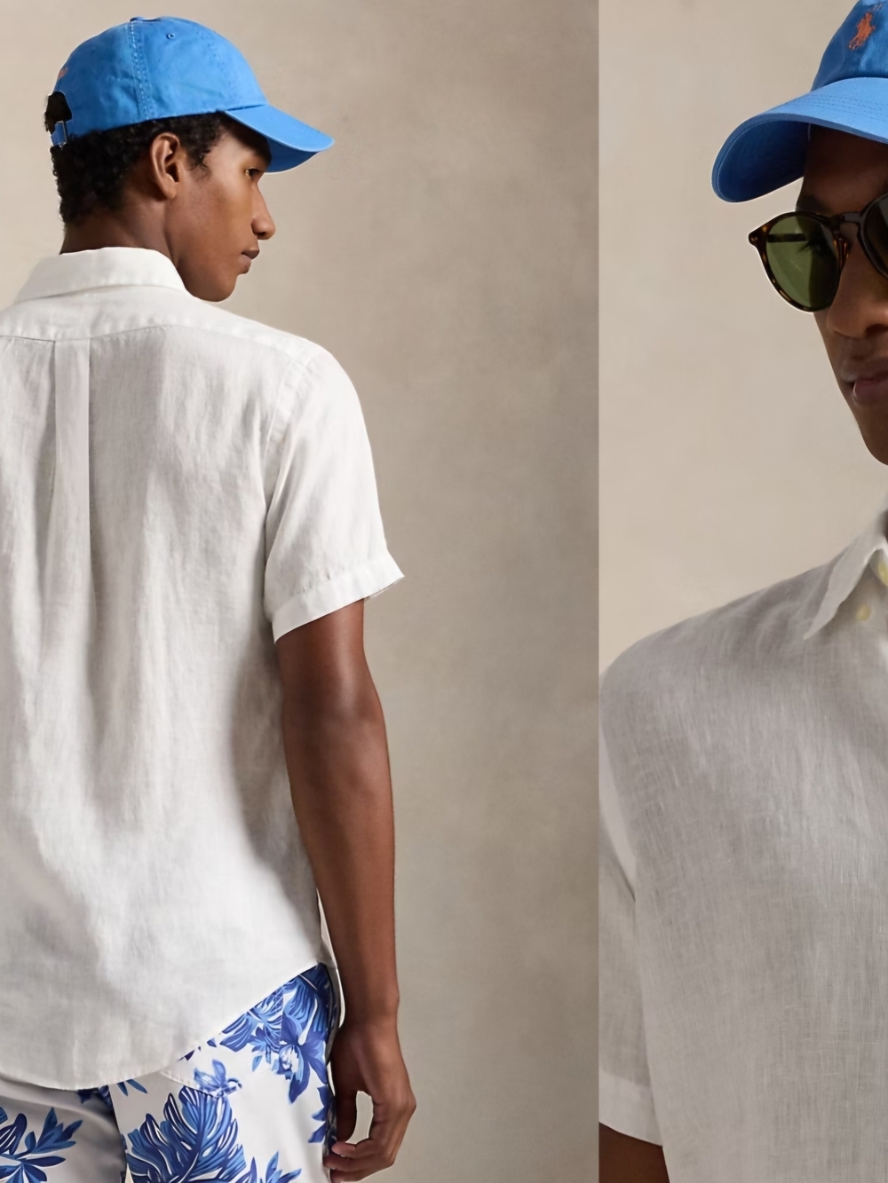 Polo by Ralph Lauren White Preppy Short-Sleeve Cotton Button-Down  Navy Pony - Picture 2 of 5